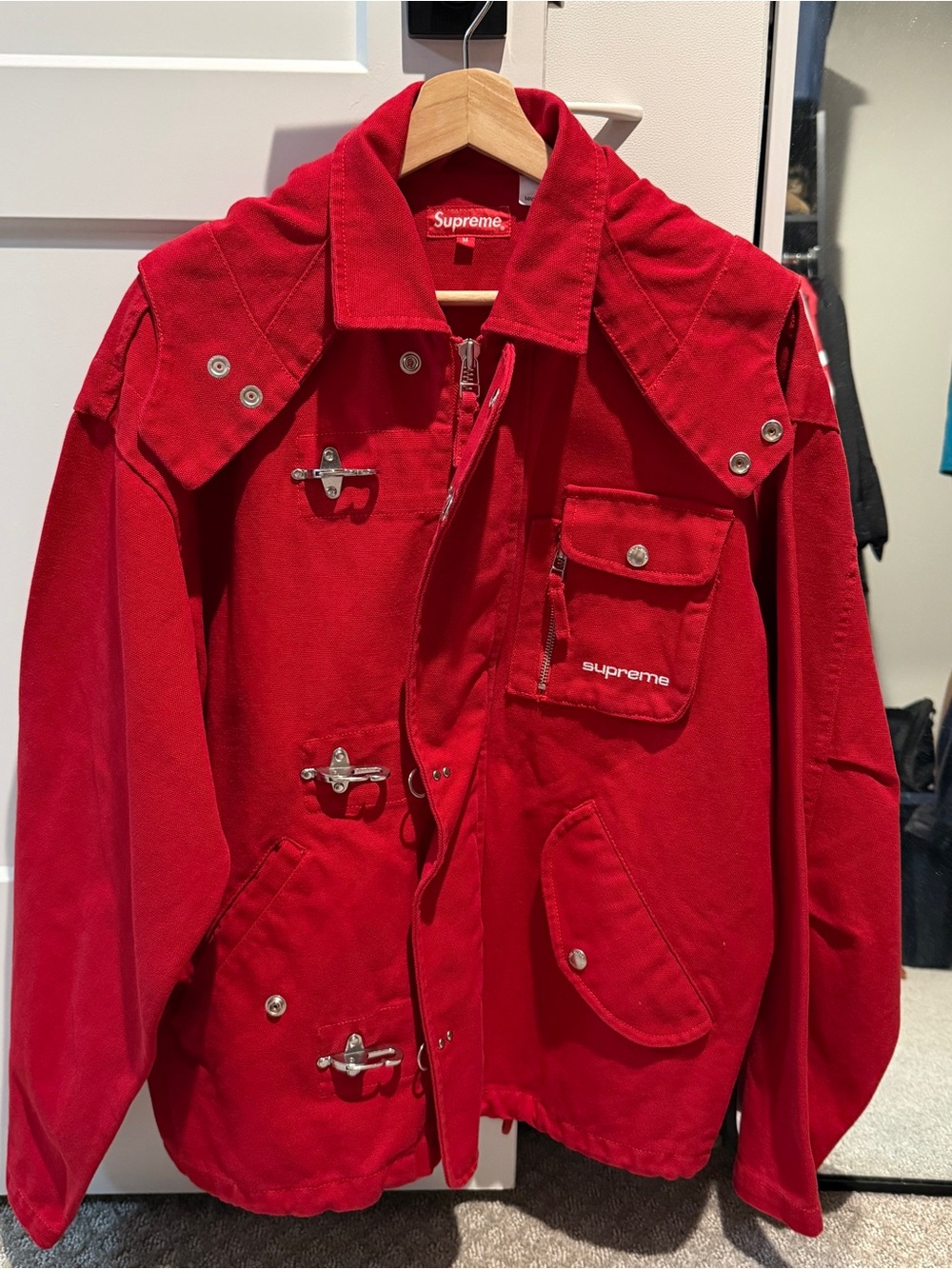 Supreme Washed Canvas Lobster Clip Jacket